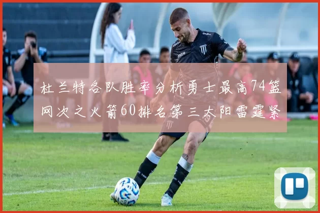 杜兰特各队胜率分析勇士最高74篮网次之火箭60排名第三太阳雷霆紧随其后